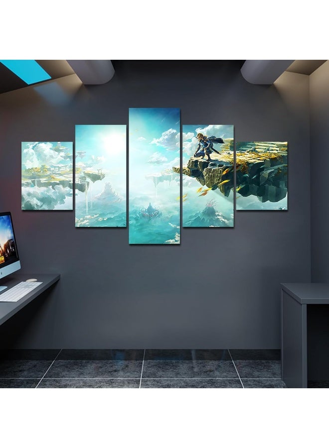 Home Trove Kaiwalk Gaming Poster Tears Of The Kingdom Video Game Hd Print On Canvas Painting Wall Art For Living Room Decor Boy Gift (Unframed)  - Image 4