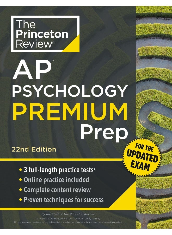 Princeton Review AP Psychology Premium Prep, 22nd Edition 