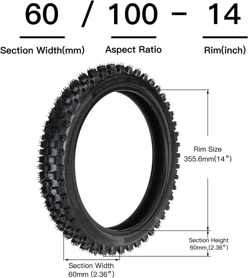 GREHUA طقم إطارات وأنابيب داخلية دراجة جريهوا - Image 4