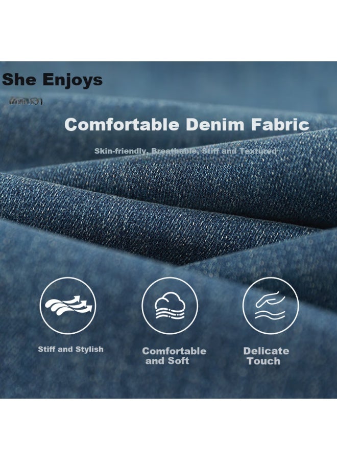 She enjoys Sheen Micro Flared Jeans Women's Elegant Slimming Flared Pants Elastic All-match Spring And Autumn Long Pants Women's Pants T51n060 - Image 3