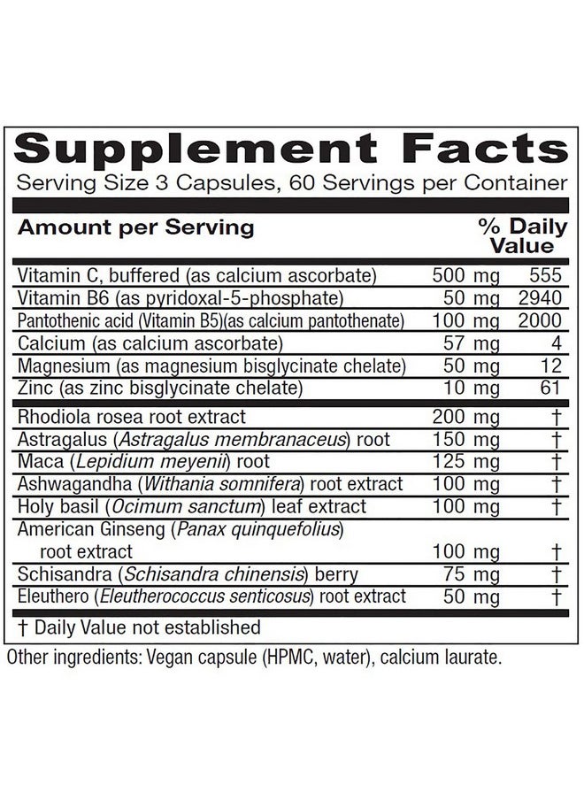 Vitanica - Adrenal Assist Adrenal Support Vegan 180 Count - Image 1