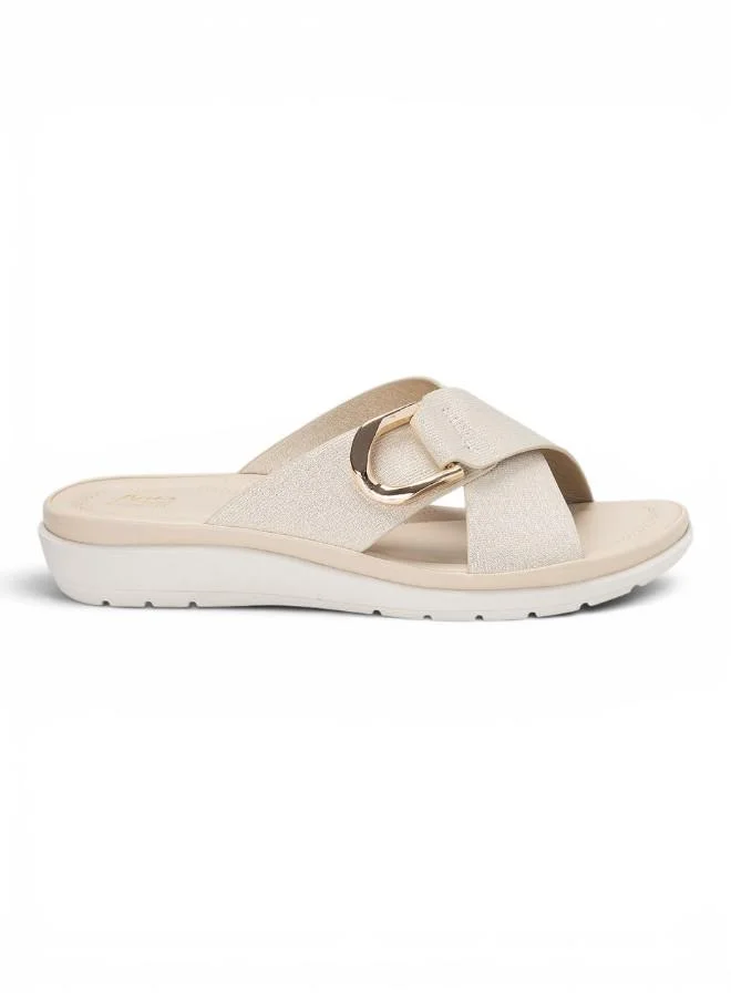Bata Casual Buckle Strap Slide Sandals