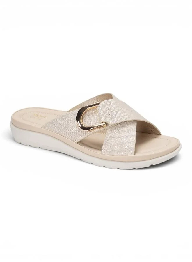 Bata Casual Buckle Strap Slide Sandals