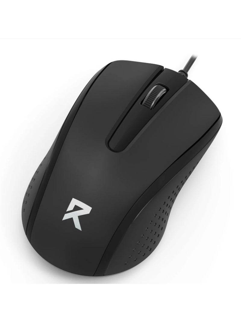 REDRAGON BM-4049 mouse features a S3199 sensor, with a DPI of 1200 and a polling rate of 125 Hz. It has an ambidextrous shape, weighs approximately 73g (±5g), and includes durable Huano switches.  - Image 2