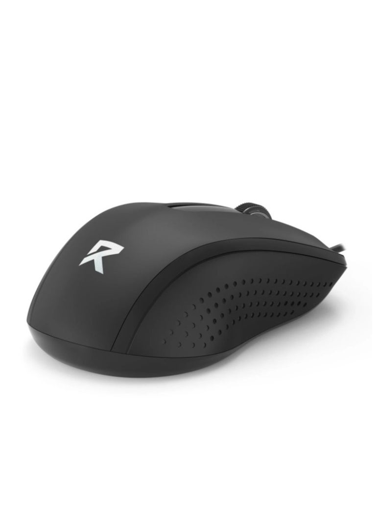 REDRAGON BM-4049 mouse features a S3199 sensor, with a DPI of 1200 and a polling rate of 125 Hz. It has an ambidextrous shape, weighs approximately 73g (±5g), and includes durable Huano switches.  - Image 4