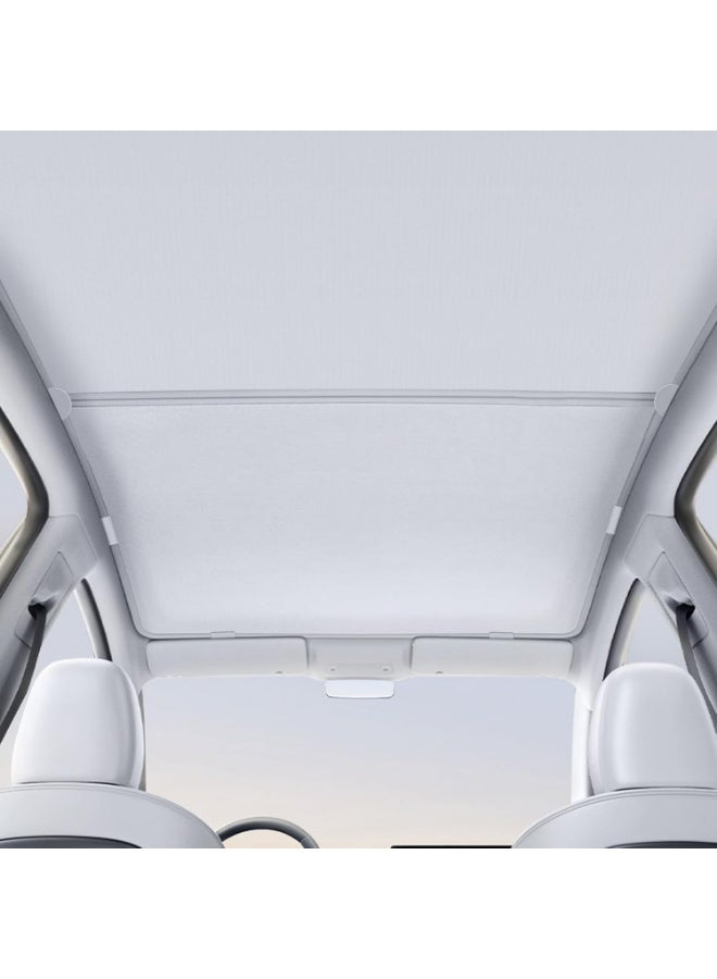 Upgraded Tesla Model Y Roof Sunshade Heat-Insulating, UV-Protective, Nano-Reflective Interior Accessories for Tesla Model Y 2020-2025 - Image 3