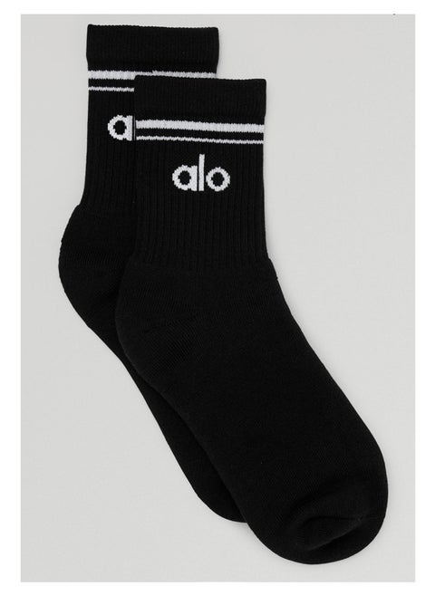 ALO Pure Cotton Socks - Suitable for both men and women.  Mid-calf length.  Anti-slip.
