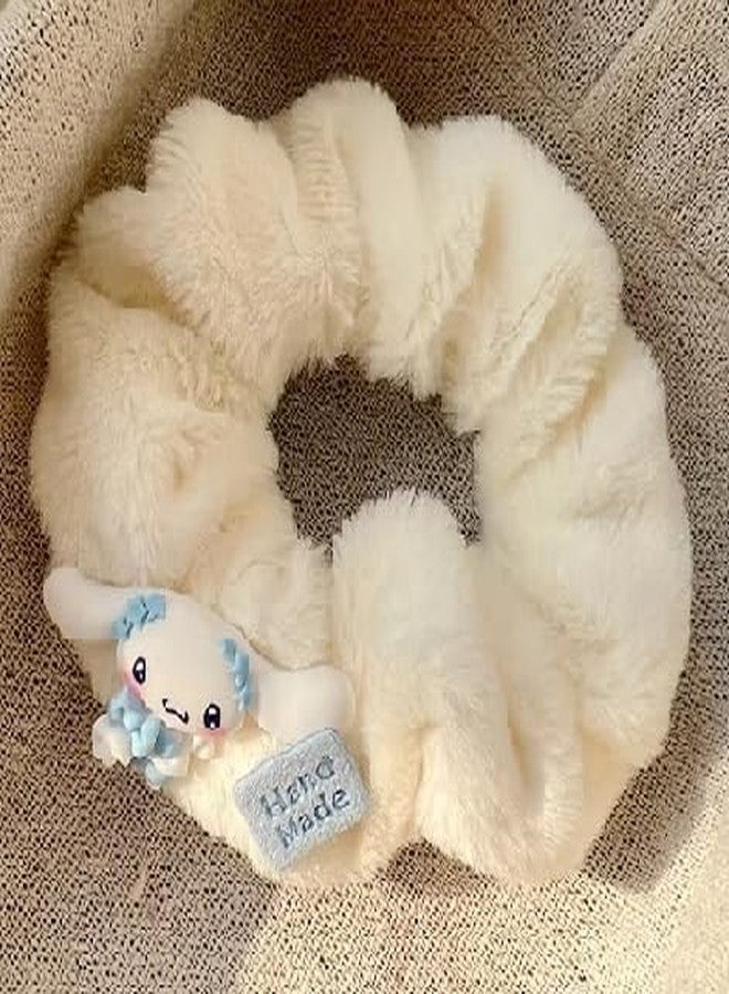 Dkriva ربطات شعر مخملية من دكريفا®، ربطات شعر مرنة للشعر الكثيف، ربطات ذيل حصان للبنات والسيدات، إكسسوارات شعر، ربطات شعر قابلة للتمدد وإعادة الاستخدام، مقاومة للتجعد، تثبيت مانع للانزلاق، عبوة من قطعتين - Image 3