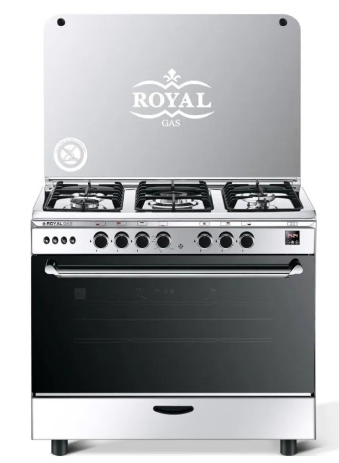 رويال جاز بوتجاز رويال جاز لازورد 90 سم امان كامل 10320 - ستانلس