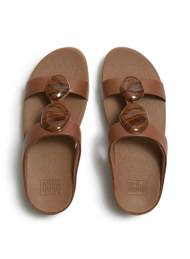 Fitflop FINO MARBLED-STONE H-BAR SLIDES
