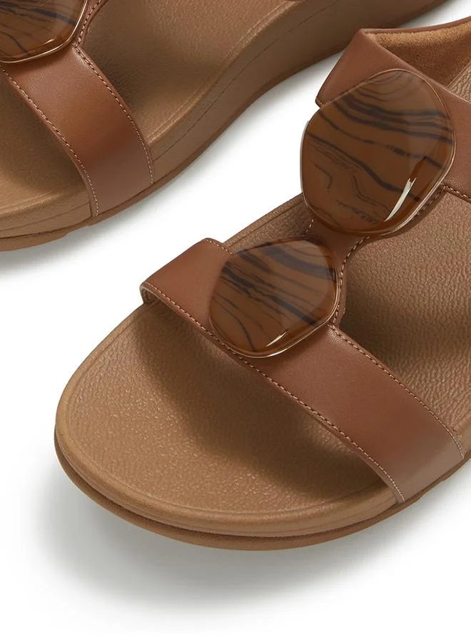 Fitflop FINO MARBLED-STONE H-BAR SLIDES