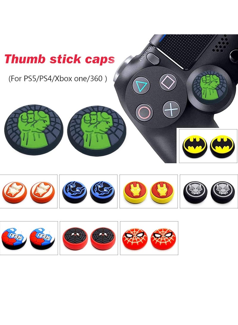 2-Piece Galaxy Thumb Grip Set For PS4/PS5 Controllers - Image 5