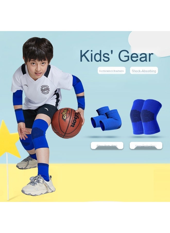 طقم واقيات رياضية للأطفال لصيف - واقيات ركيز و كوع رفيعة ضد السقوط ضرورية