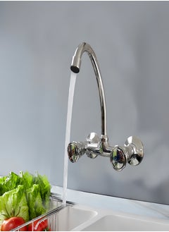 Double handle double hole faucet