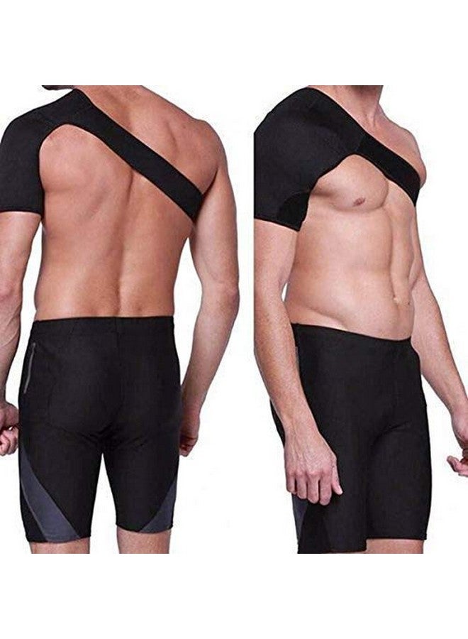 serveuttam Shoulder Brace W/Reusable Pack For Injuries Pain Relief, Non Toxic Sling Support Wrap For Rotator Cuff, Arthritis, Frozen Dislocated Mouse Shoulder Therapy, one_size - Image 2