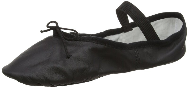 Bloch Women's Dansoft Full Sole Leather Ballet Slipper/Shoe, Black, 8.5 X-Wide - Image 1