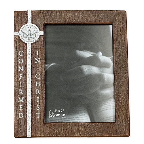 Roman Giftware Inc., Sacrements, Confirmation, 8" H Confirmation Frame 5X7,Religious, Inspirational, Durable (8x7x1) - Image 1