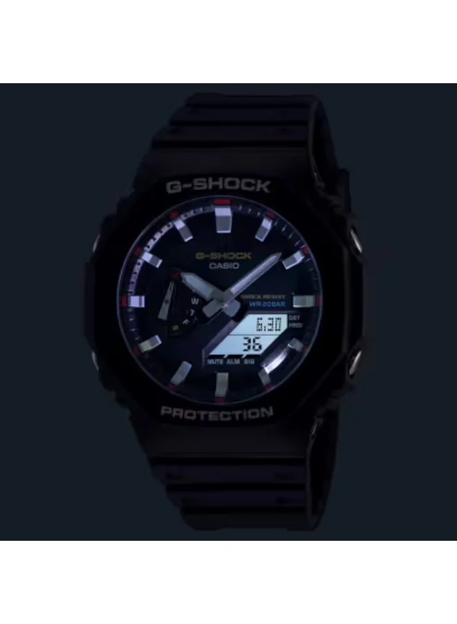 G-SHOCK Men's Resin Analog-Digital Watch GA-2100RL-1ADR - 45.4 mm