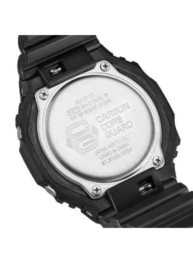 G-SHOCK Men's Resin Analog-Digital Watch GA-2100RL-1ADR - 45.4 mm