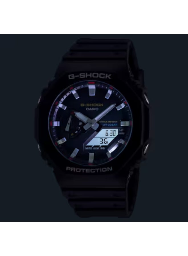 G-SHOCK Men's Resin Analog-Digital Watch GA-2100RL-1ADR - 45.4 mm - Image 4