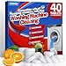 USKICH Washing Machine Cleaner Descaler 40 PackDeep Cleaning Tablets For HE Front Loader Top Load WasherWasher Machine Cleaning Tablets Clean Inside Drum and Laundry Tub SealSeptic Safe - Image 1