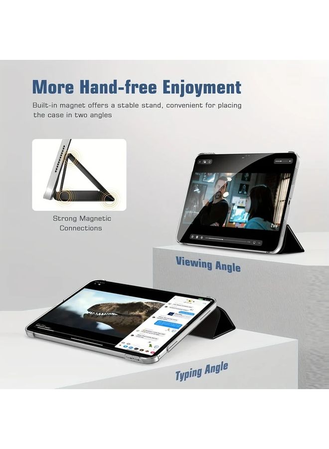 Slim Black iPad Mini 7 Case Hard Shell Auto Wake Lightweight - Image 3