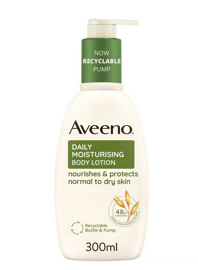 Aveeno Aveeno Daily Moisturising Wash & Lotion Duo to Protect Dry Skin 600ml Mega Bundle  - Image 2