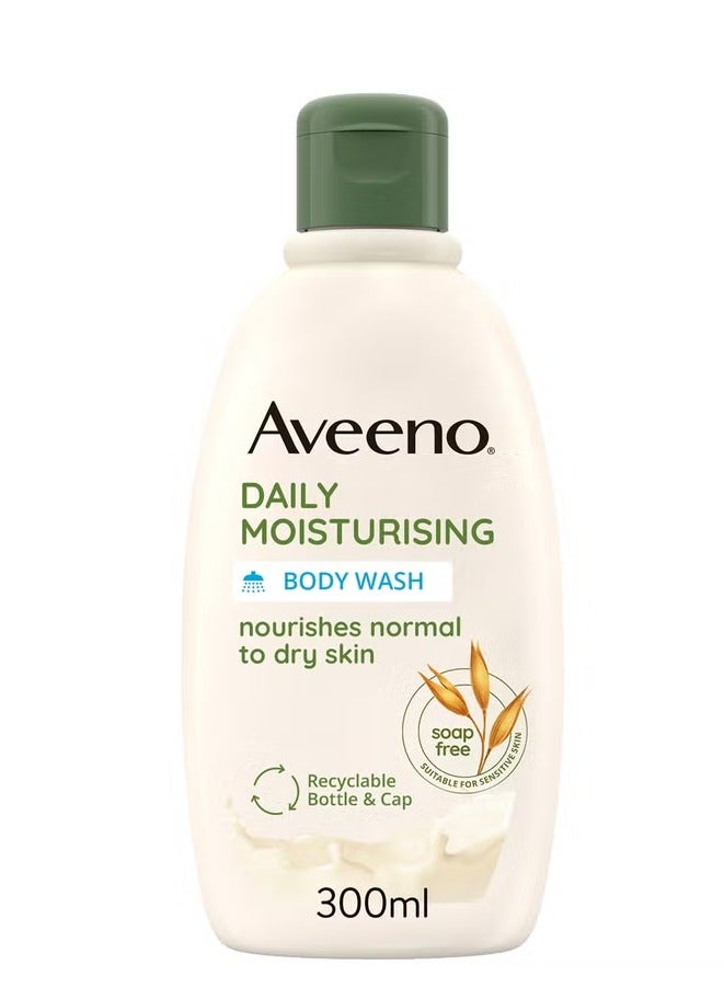Aveeno Aveeno Daily Moisturising Wash & Lotion Duo to Protect Dry Skin 600ml Mega Bundle  - Image 3