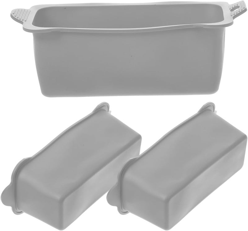Kichvoe 3pcs Silicone Grease Cup Liners for Griddle Reusable Outdoor Drip Pan Accessory for BBQ and Grill Grease Collection Wear Resistant and Easy to Clean - Image 1