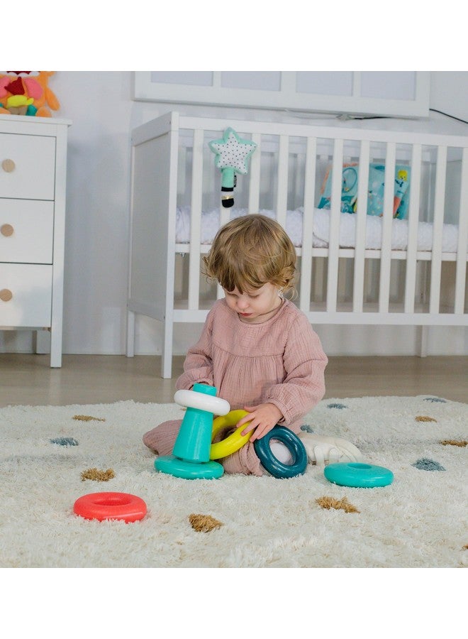 Miniland Feel to Learn Stack & Roll Rings - Infant Multicolored Game which can be Used as Stacking and Roller. Made in Spain - Image 4