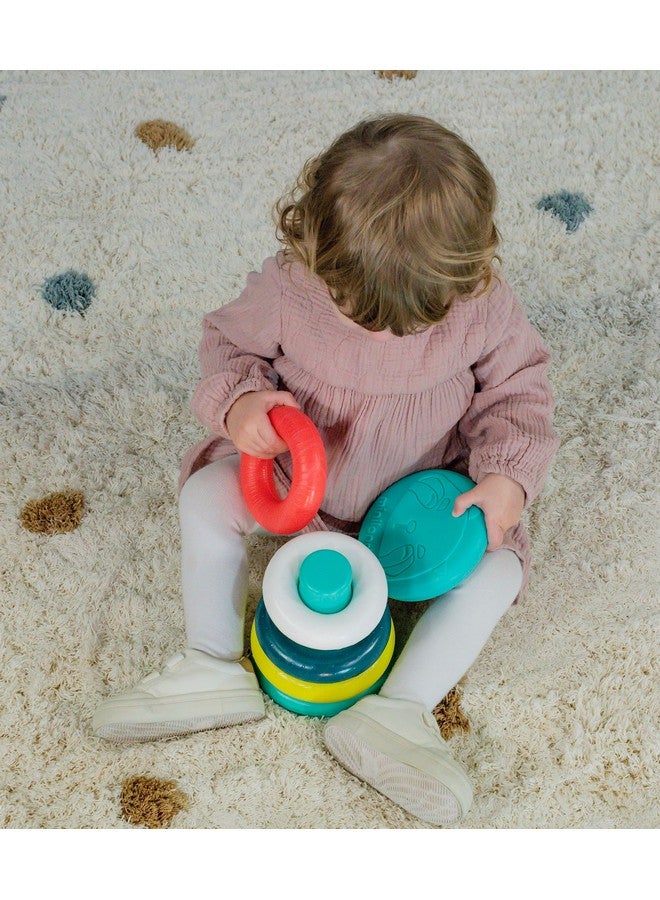 Miniland Feel to Learn Stack & Roll Rings - Infant Multicolored Game which can be Used as Stacking and Roller. Made in Spain - Image 5