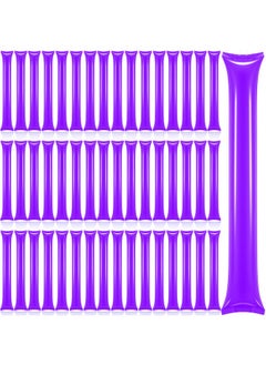 Civaner Civaner 48 Pcs Christmas Thunder Stick Team Spirit Boom Stick Cheering Stick Plastic Cheerleading Spirit Stick Clapper Inflatable Noise Maker Sports Supply(Purple)  - Image 1