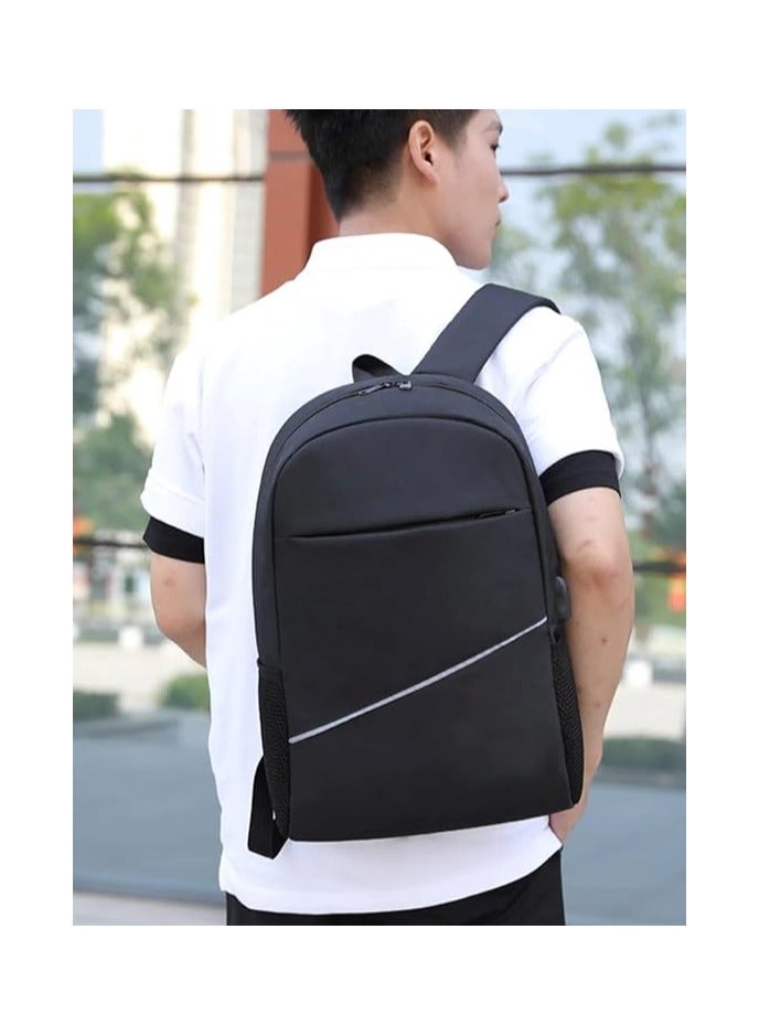 Energy Case Laptop Backpack Three Piece and Pencil Case,17 Inch Business Travel Backpack Bag with USB Charging Port, Water Resistant College School a way out USB Backpack for Boys and Girls  - Image 2