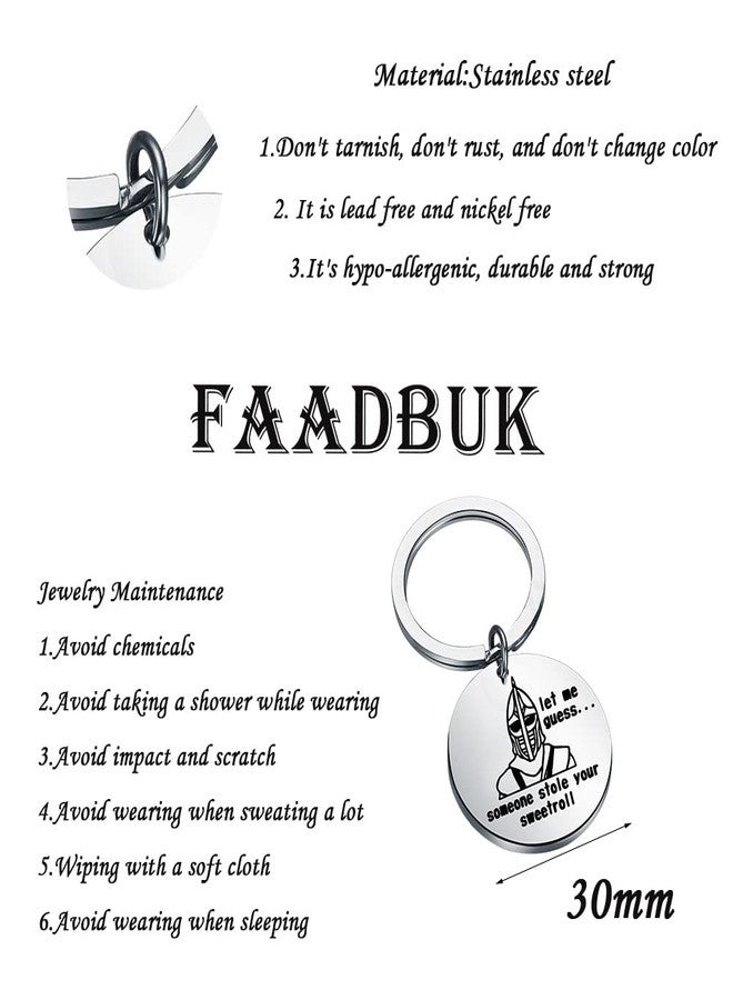FAADBUK Skyrim Guard Inspired Skyrim Guard Fans Gift Video Gamer Gift Let Me Guess Someone Stole Your Sweet Roll (let me guess) - Image 2