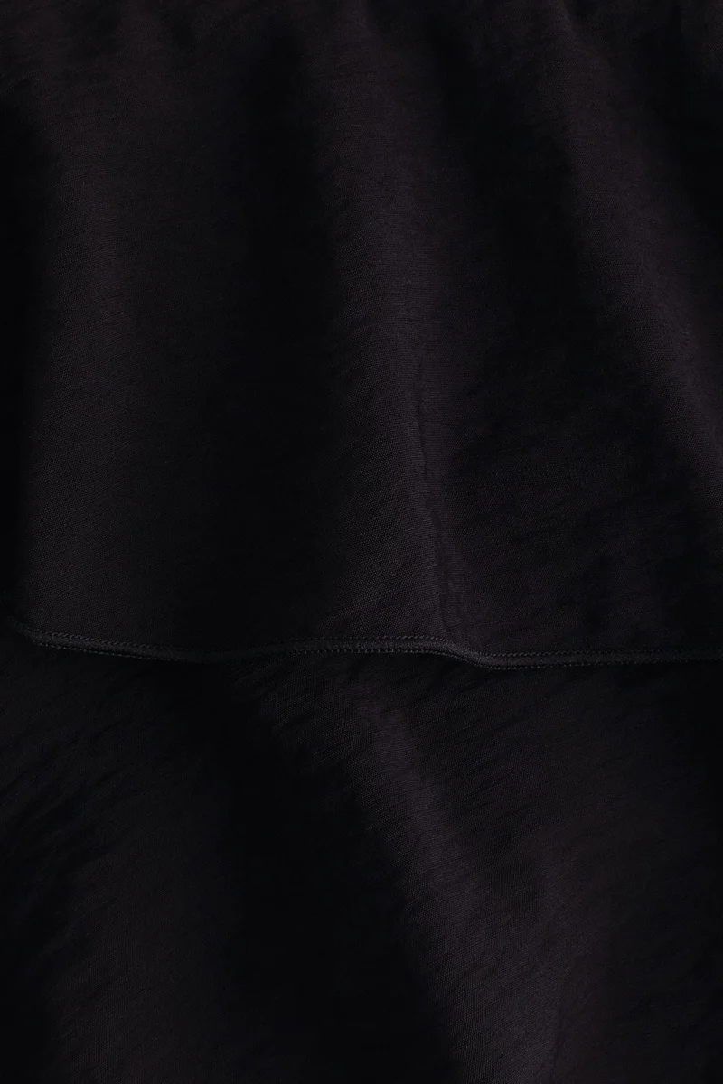 H&M Draped-panel tiered skirt