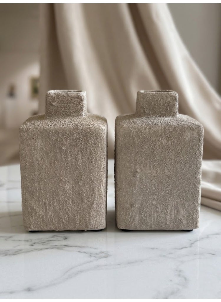 Modern Square Shaped Home Decor Vase - Image 3