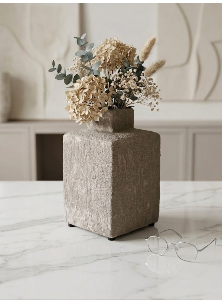 Modern Square Shaped Home Decor Vase - Image 4