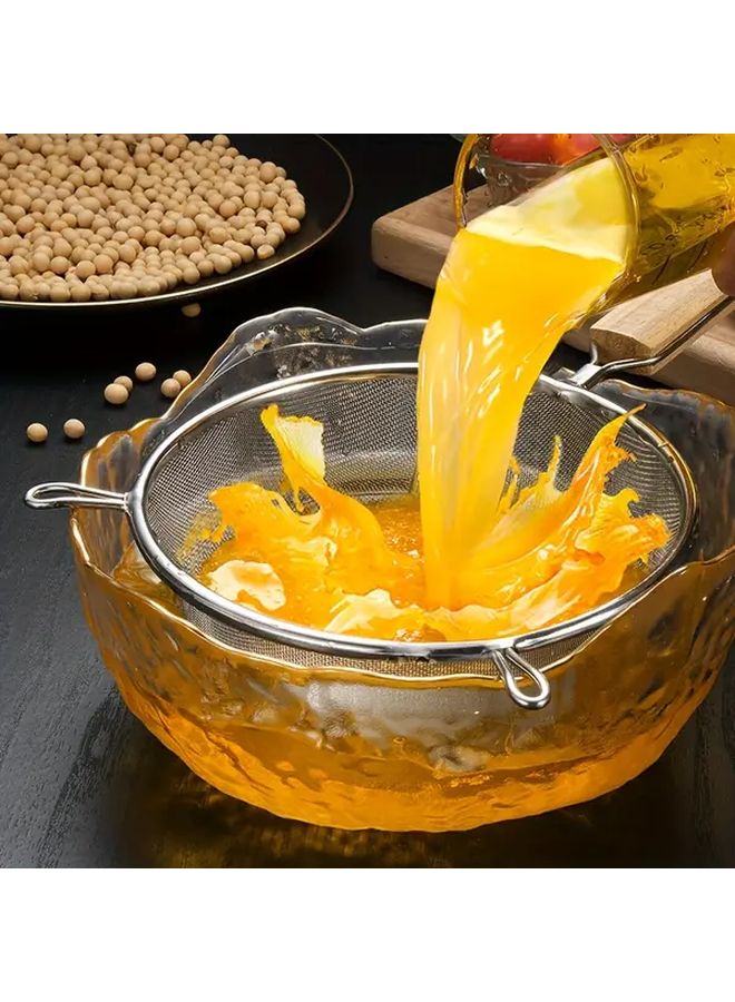 Stainless Steel Frying Spoon With Wooden Handle Kitchen Tool Accessory Model S - Image 3
