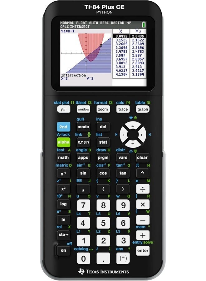 Texas Instruments TI-84 Plus CE Graphing Python Calculator Black - Image 1