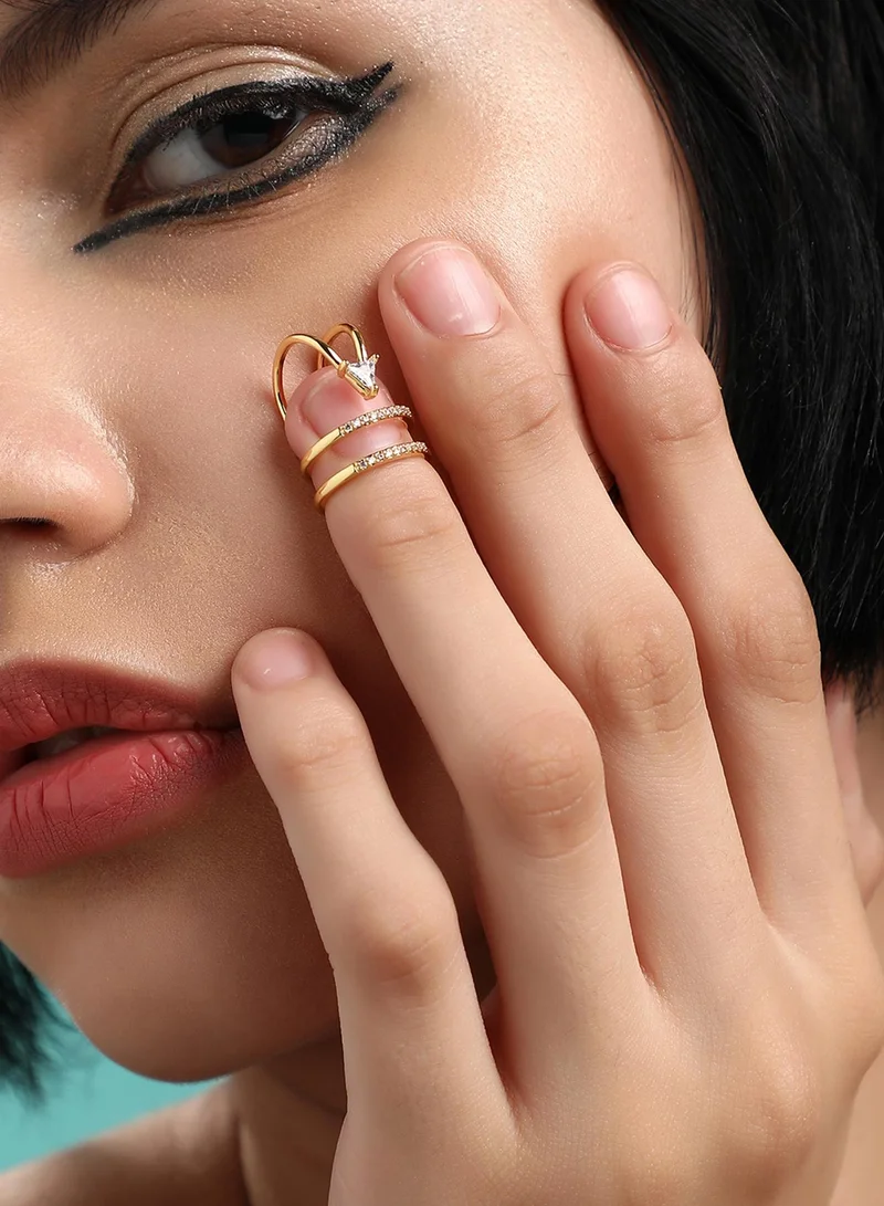 SOHI Party Artificial Nail Ring Jewellery