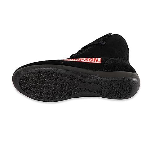 SIMPSON Racing 28120BK The Hightop Black Size 12 SFI Approved Driving Shoes - Image 3
