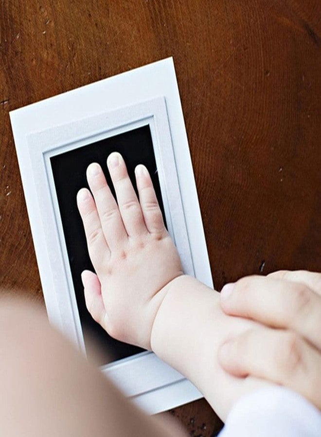 Desi Rang Baby Hand and Footprint kit, Foot and Handprint, Hand Foot Impression Print DIY, No Touch, Safe Non Toxic Ink pad, Color : Black - Image 2