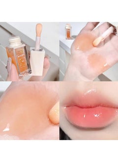 LuckNest 4Pcs Hydrating Lip Glow Oil, Moisturizing Lip Oil Transparent Plumping Lip Gloss Long Lasting Nourishing Non-sticky, Lip Oil Tinted for Lip Care and Dry Lips (B)  - Image 3