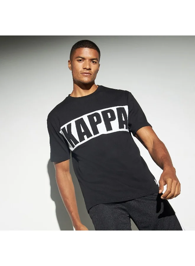 Kappa Kappa Logo Applique Detail Crew Neck T-shirt