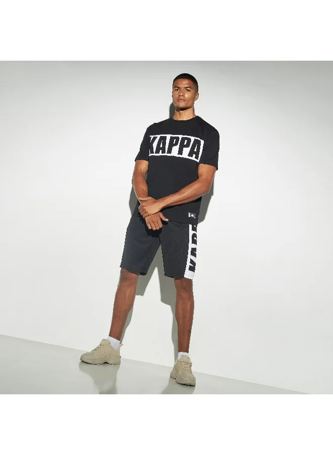 Kappa Kappa Logo Applique Detail Crew Neck T-shirt
