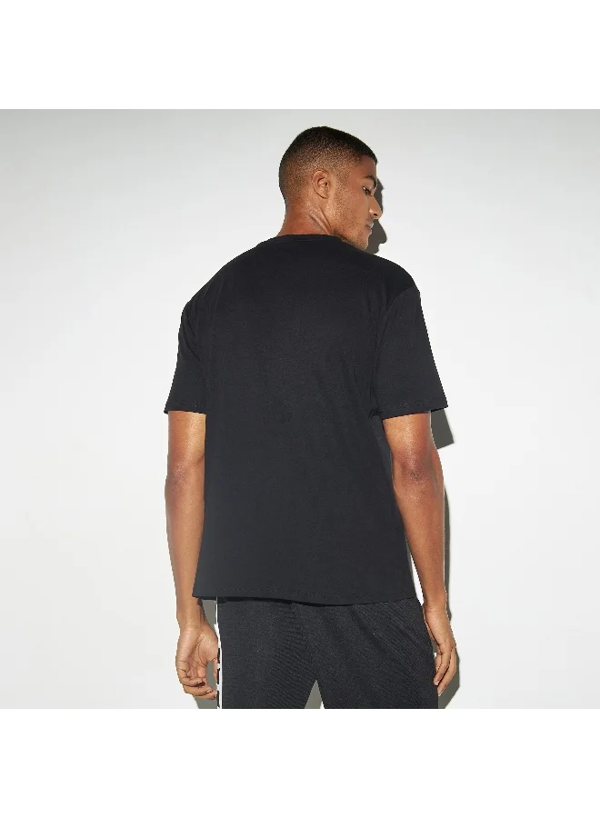 Kappa Kappa Logo Applique Detail Crew Neck T-shirt