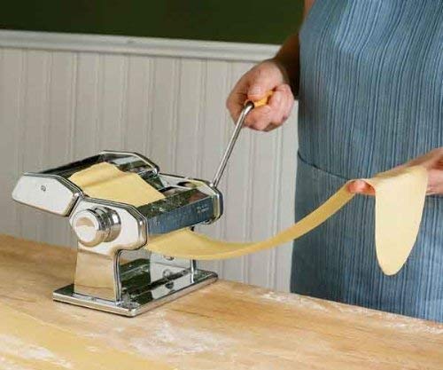 Antarkhoj Antarkhoj Pasta Maker Machine 150 Roller Pasta Maker 9 Adjustable Thickness Settings 2in1 Noodles Maker with Rollers and Cutter Perfect for SpaghettiFettuccini Lasagna or Dumpling Skins  - Image 3