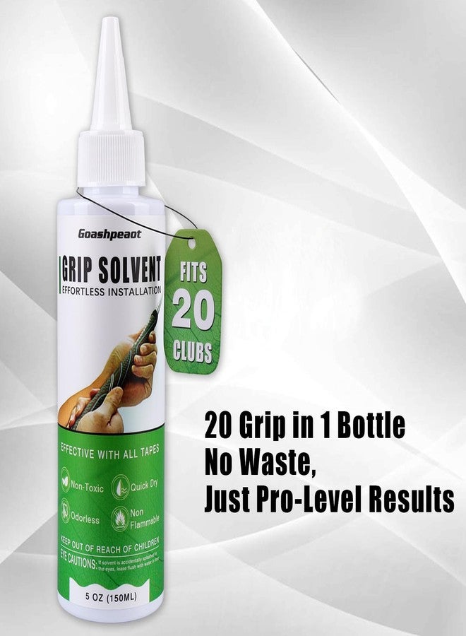Goashpeaot Professional Regripping Fits 20 Clubs Golf Grip Solvent, 5 oz Golf Grip Tape Solution for Easy Regripping and Golf Club Repair (1) - Image 4