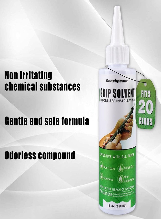 Goashpeaot Professional Regripping Fits 20 Clubs Golf Grip Solvent, 5 oz Golf Grip Tape Solution for Easy Regripping and Golf Club Repair (1) - Image 2