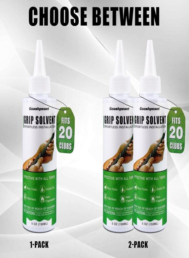 Goashpeaot Professional Regripping Fits 20 Clubs Golf Grip Solvent, 5 oz Golf Grip Tape Solution for Easy Regripping and Golf Club Repair (1) - Image 5